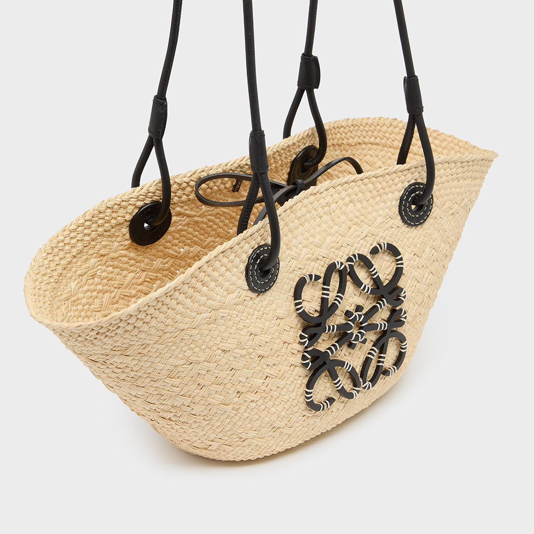 X Paula's Ibiza Small Anagram Basket Bag