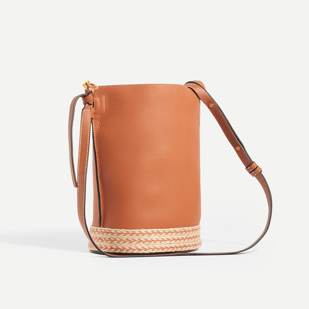 X Paula's Ibiza Gate Bucket Bag in Tan [ReSale]