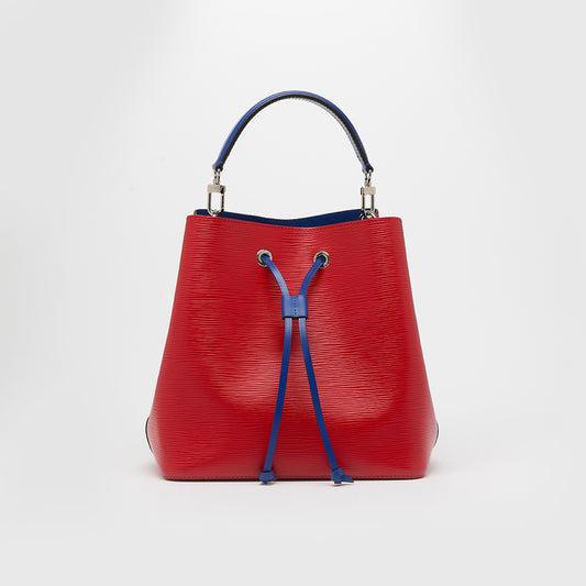 NéoNoé MM Bucket Bag in Red Epi Leather