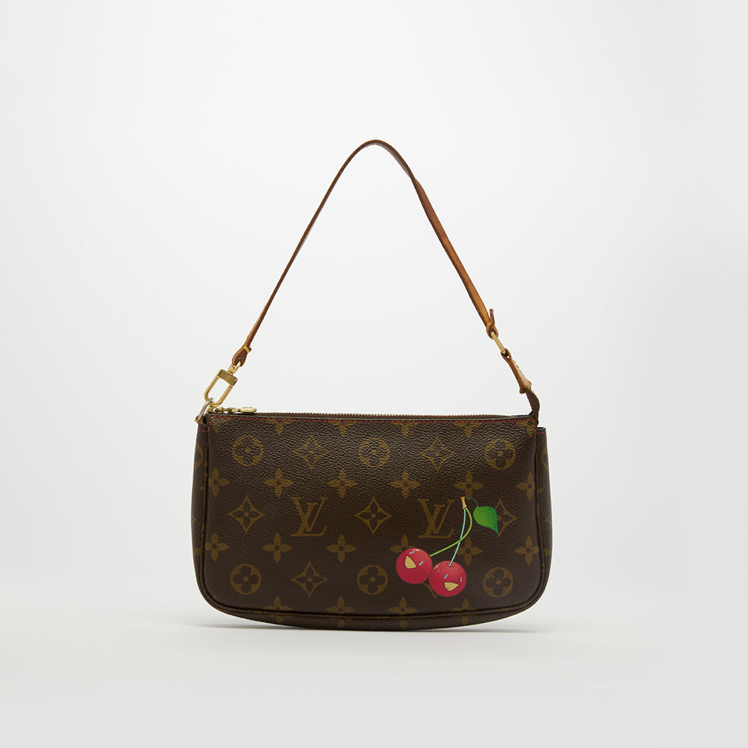 x Takashi Murakami Monogram Cherry Pochette Accessoires