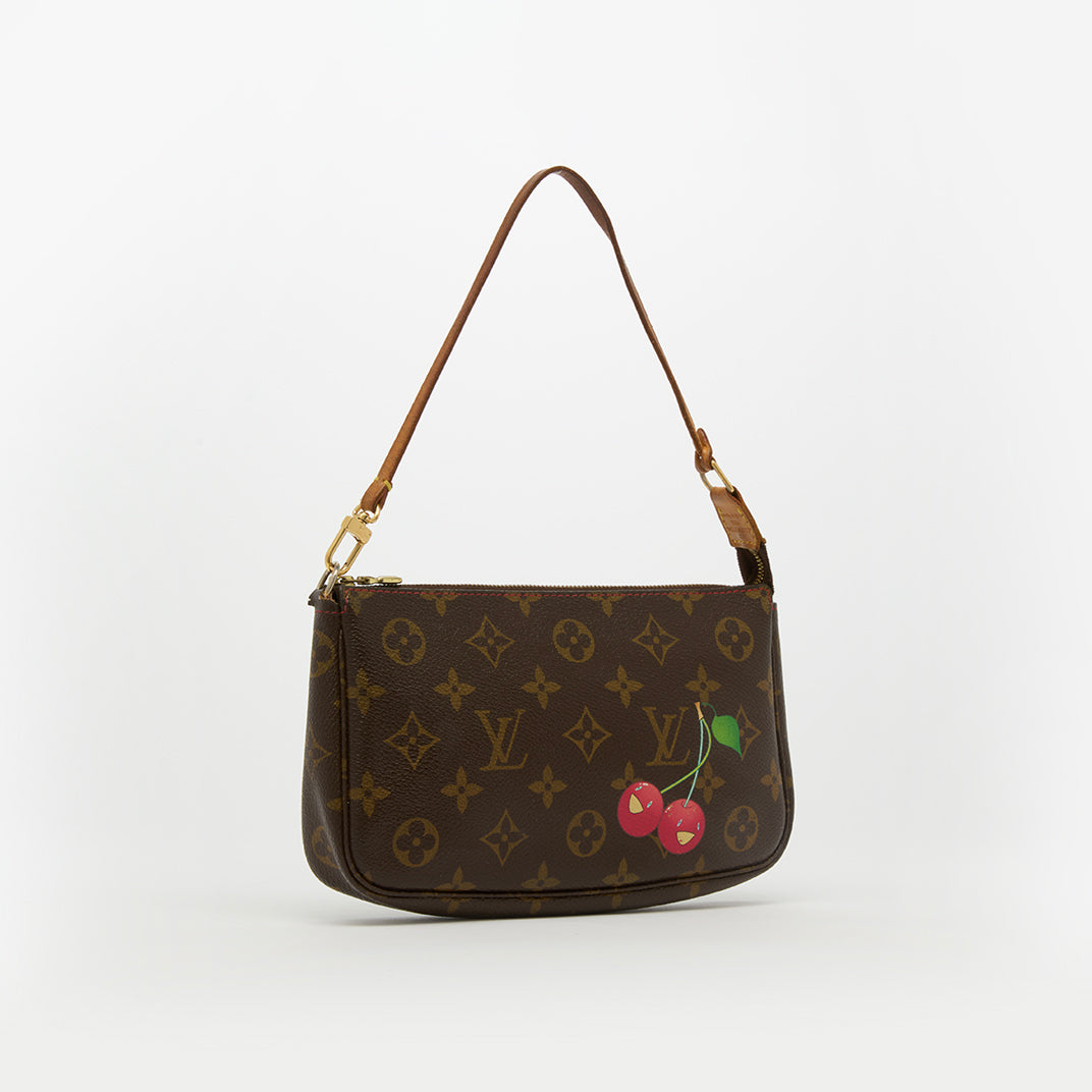 x Takashi Murakami Monogram Cherry Pochette Accessoires