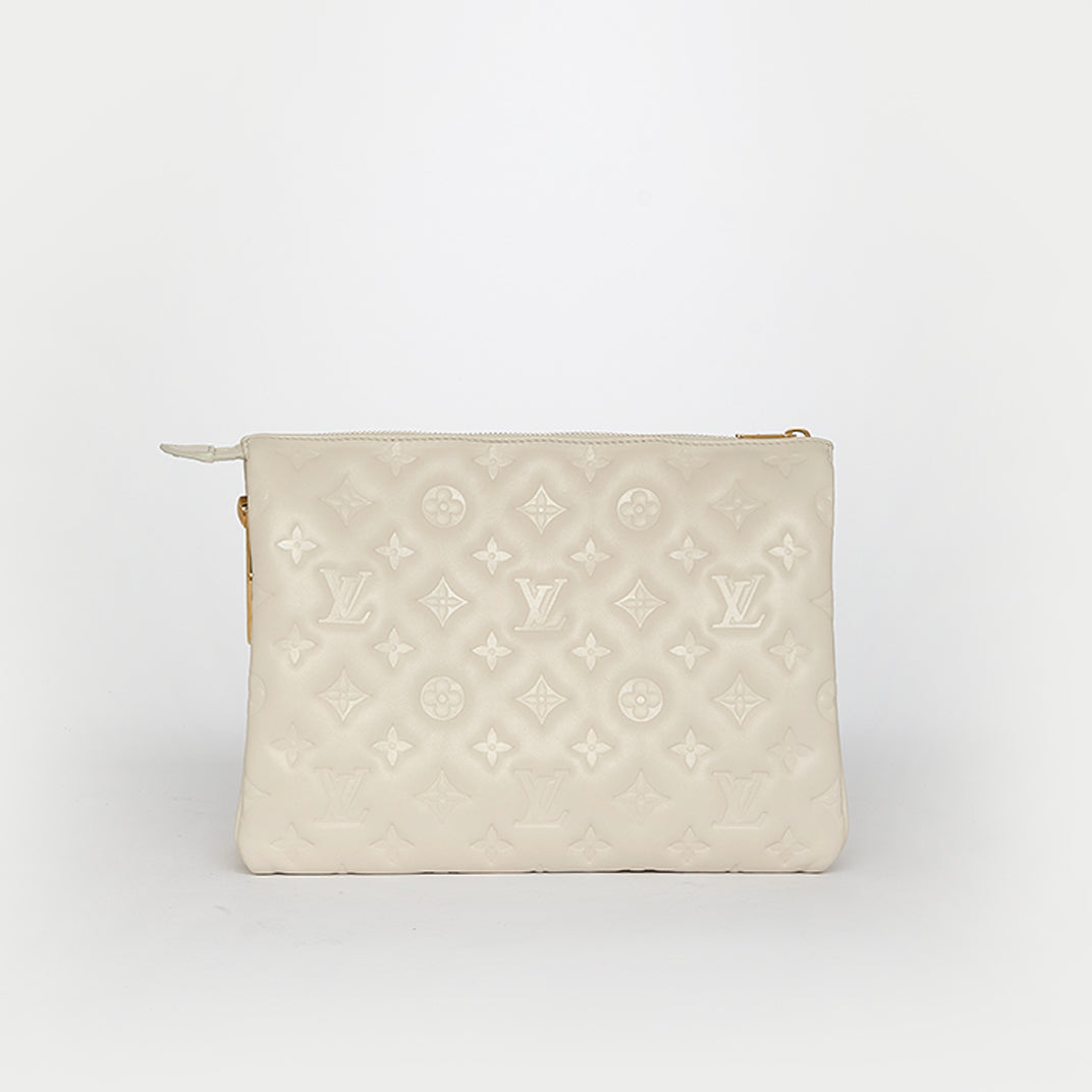 Monogram Coussin PM in White