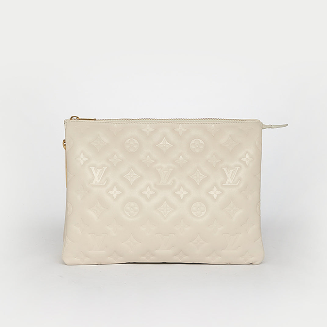 Monogram Coussin PM in White