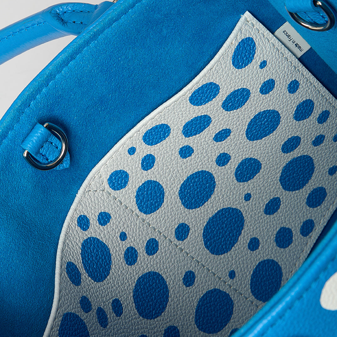 x Yayoi Kusama Infinity Dots Monogram Giant Empreinte OnTheGo PM in Blue