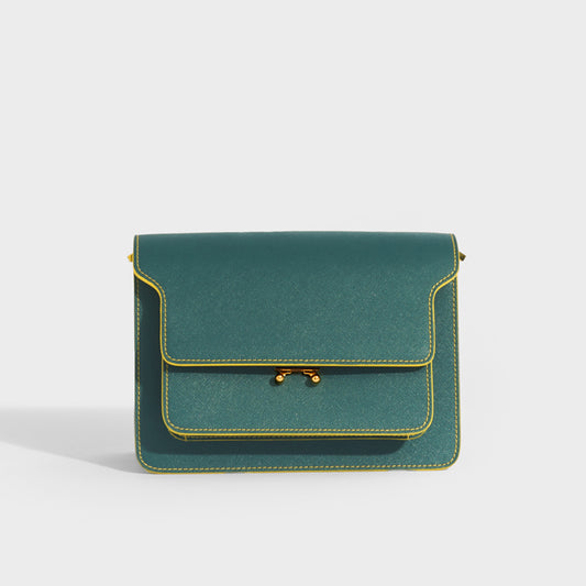 Trunk Shoulder Bag in Oil Blue