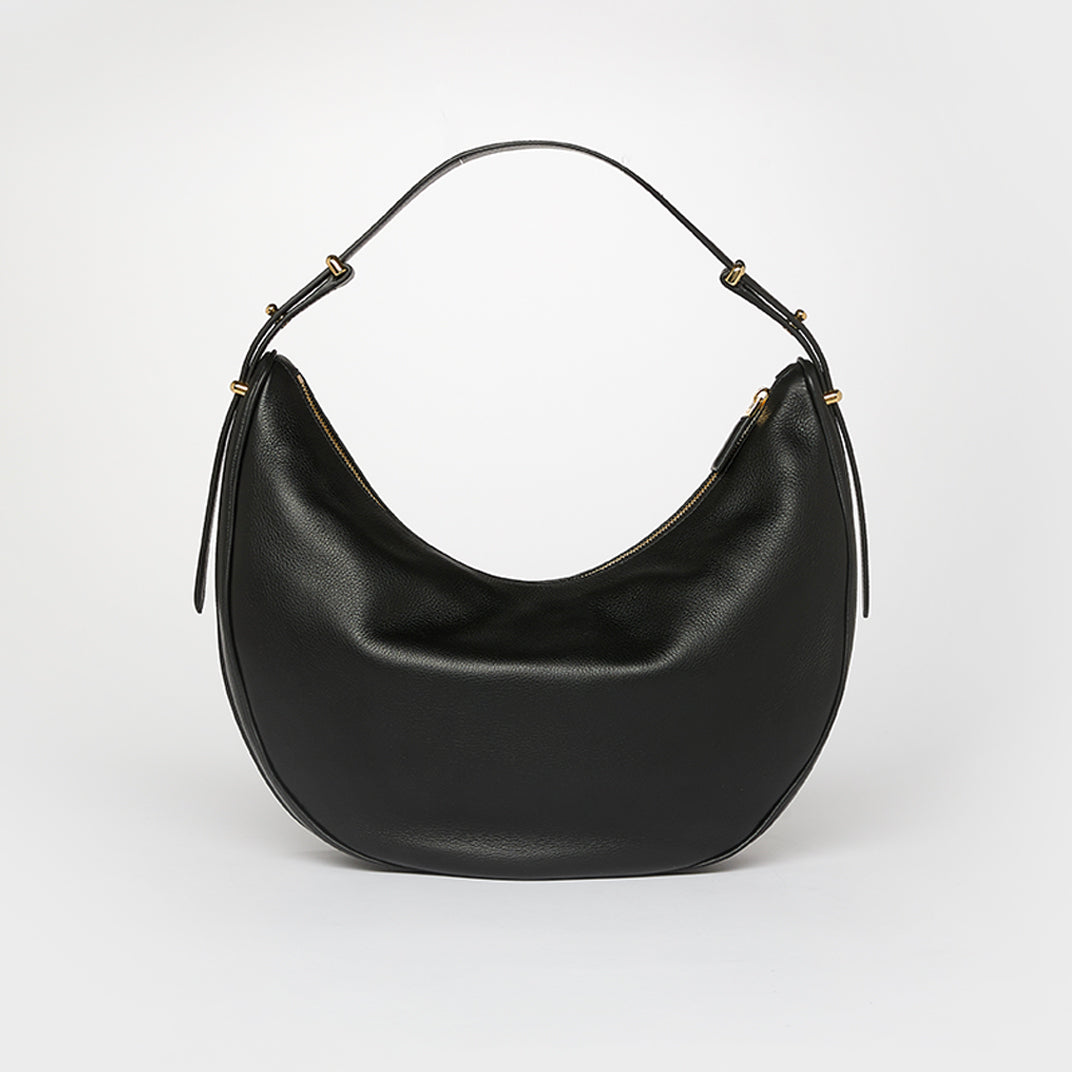 Arqué Large Shoulder Bag in Black