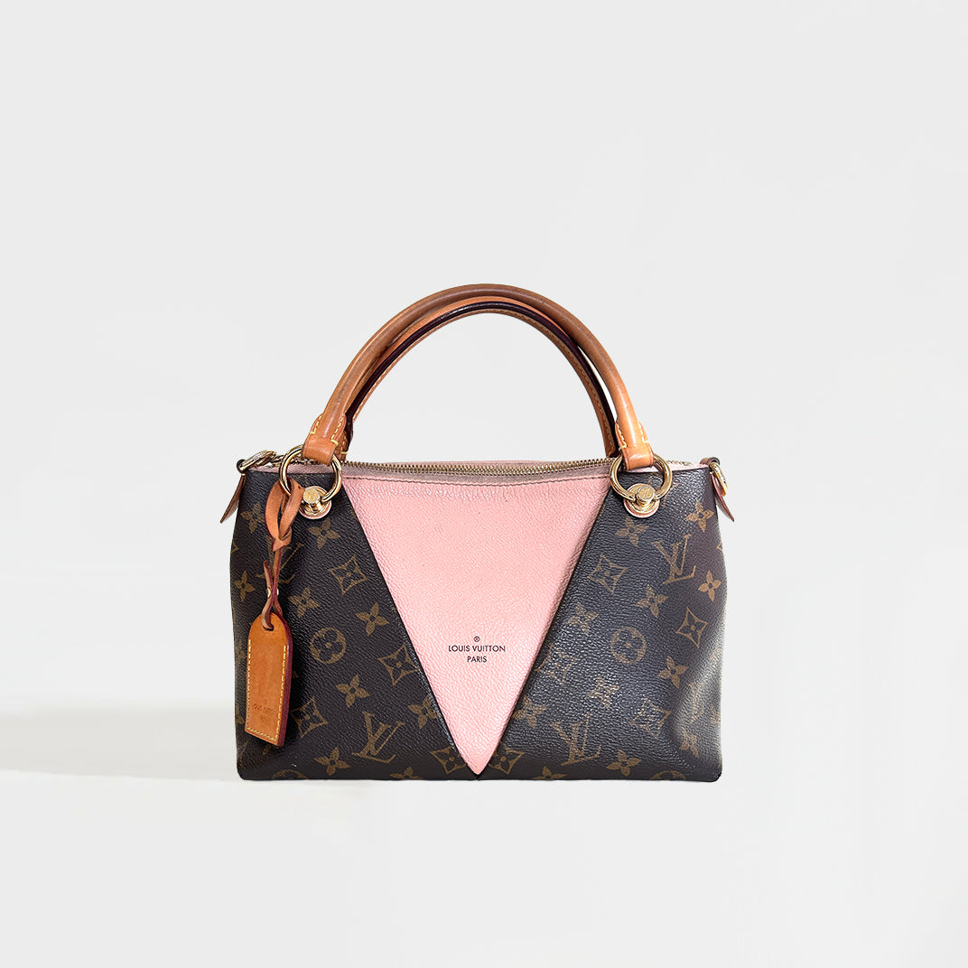 V Tote BB in Monogram Canvas and Pink Leather [ReSale]