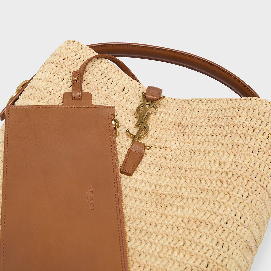 Le 37 Raffia Bucket Bag