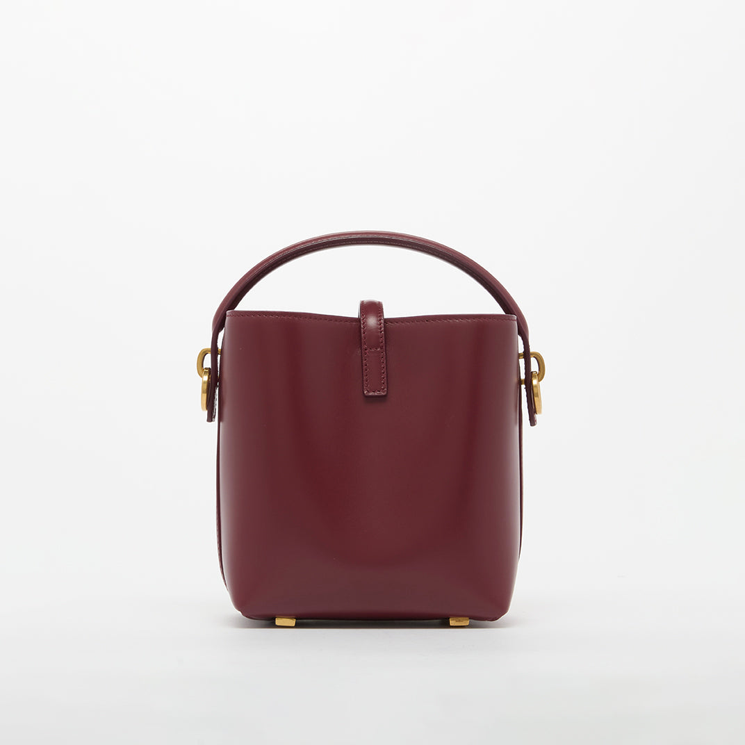 Le 37 Mini Shoulder Bag in Burgundy