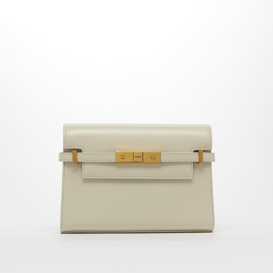 Small Manhattan Shoulder Bag in White