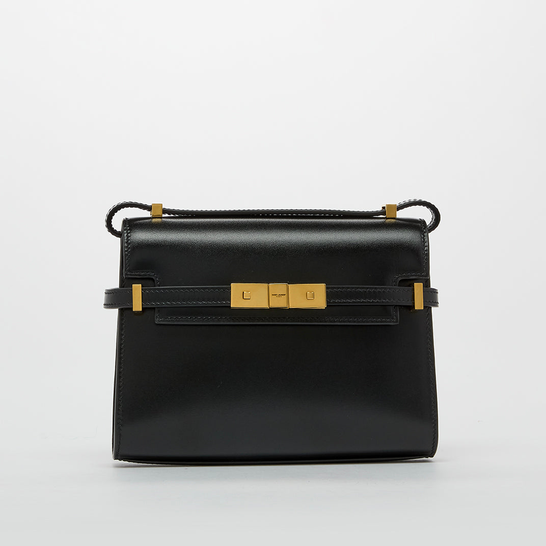 Mini Manhattan Shoulder Bag in Black