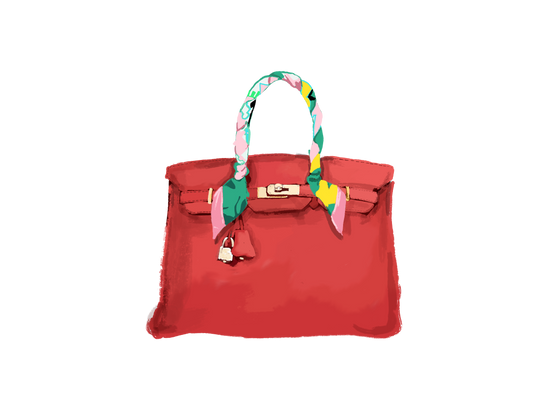 Togo Birkin Retourne 35 in Red with Gold Hardware