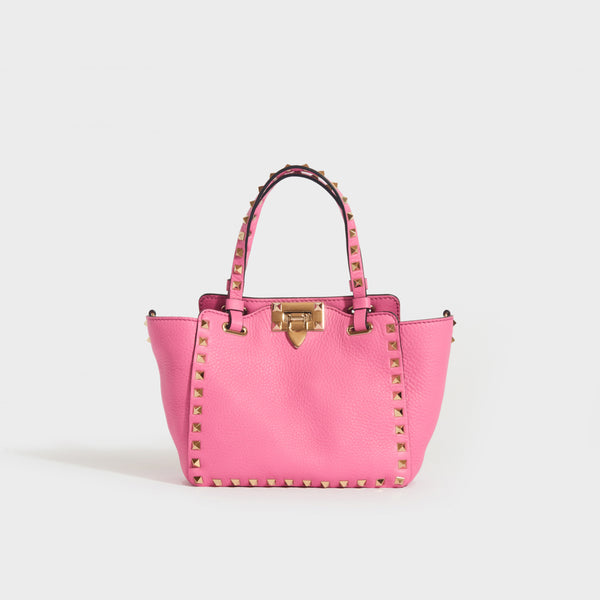 VALENTINO VALENTINO Small Rockstud Leather Bag COCOON