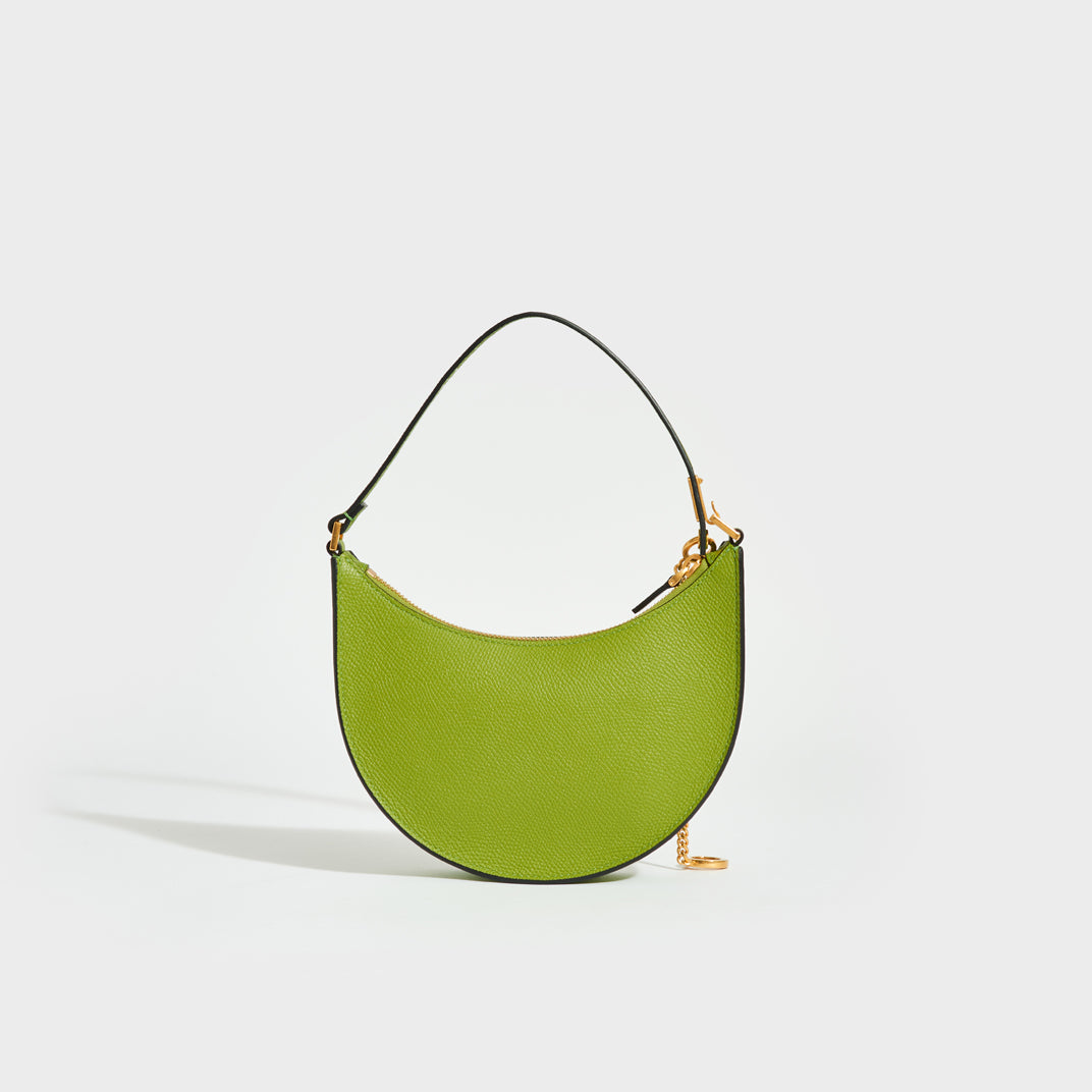 Garavani V-Logo Signature Mini Shoulder Bag in Green