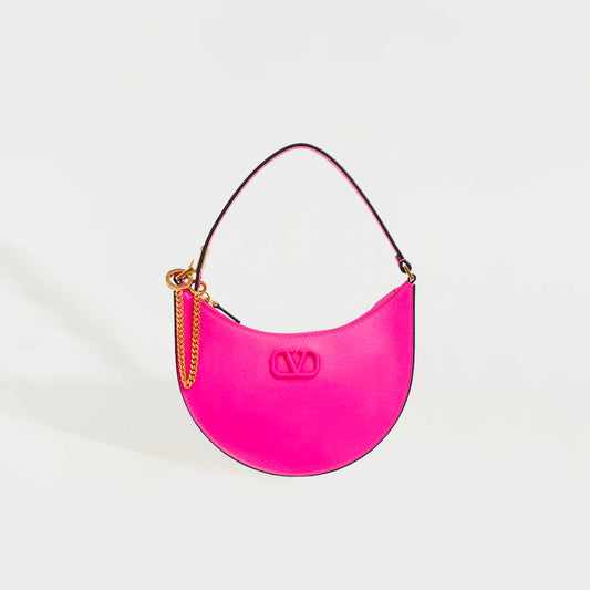 Garavani V-Logo Signature Mini Shoulder Bag in Pink