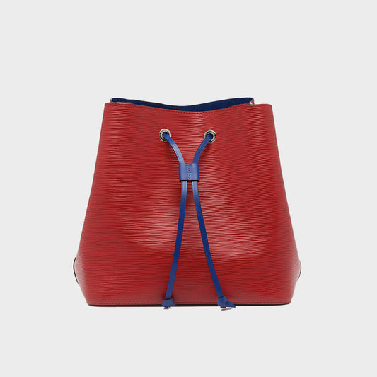 NéoNoé MM Bucket Bag in Red Epi Leather