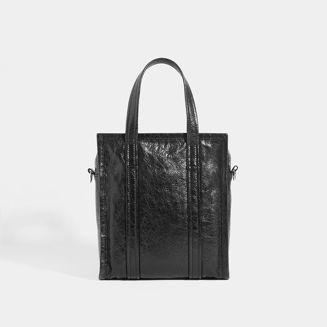 Bazar XS Textured Leather Tote