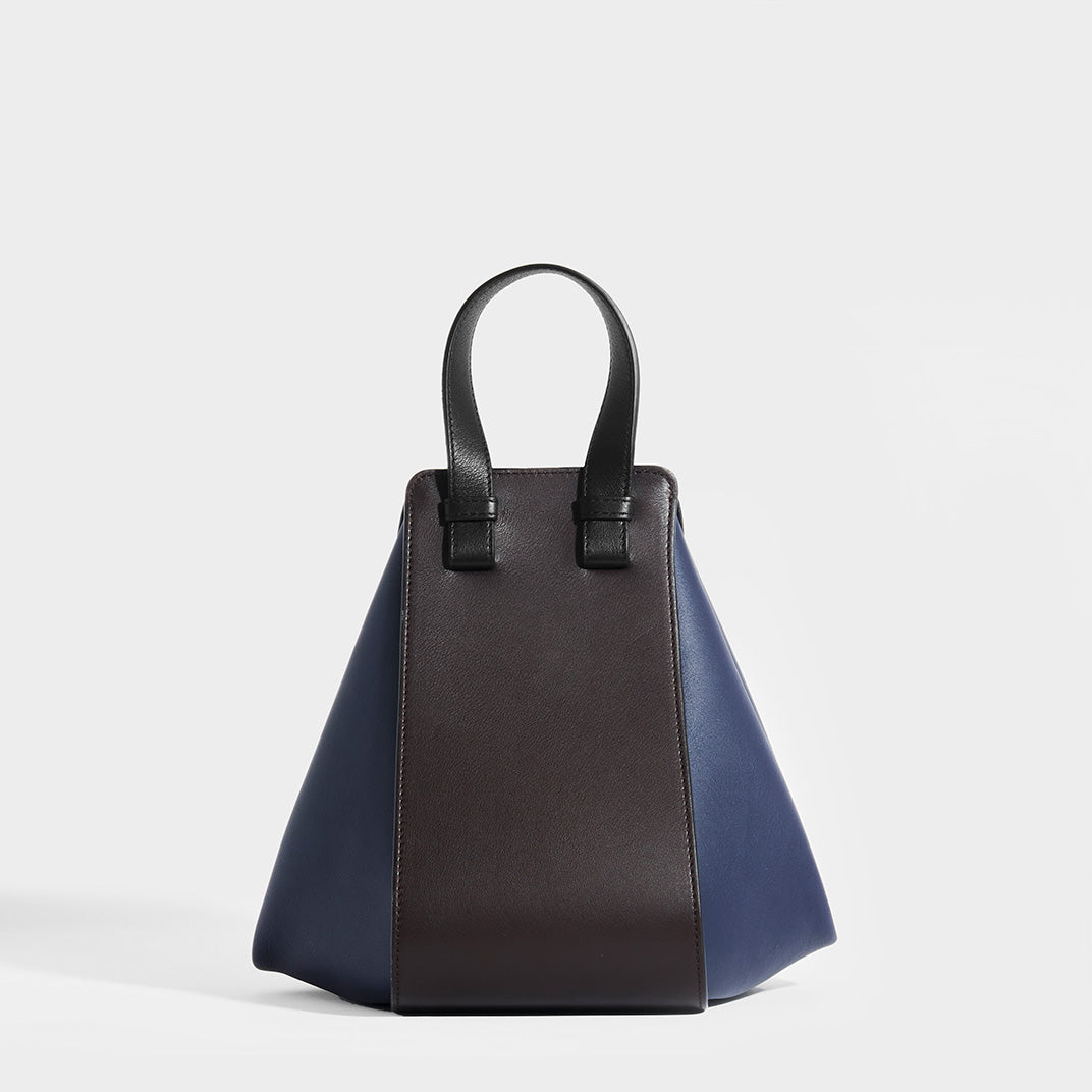 Hammock Small Tote in Chocolate/Navy