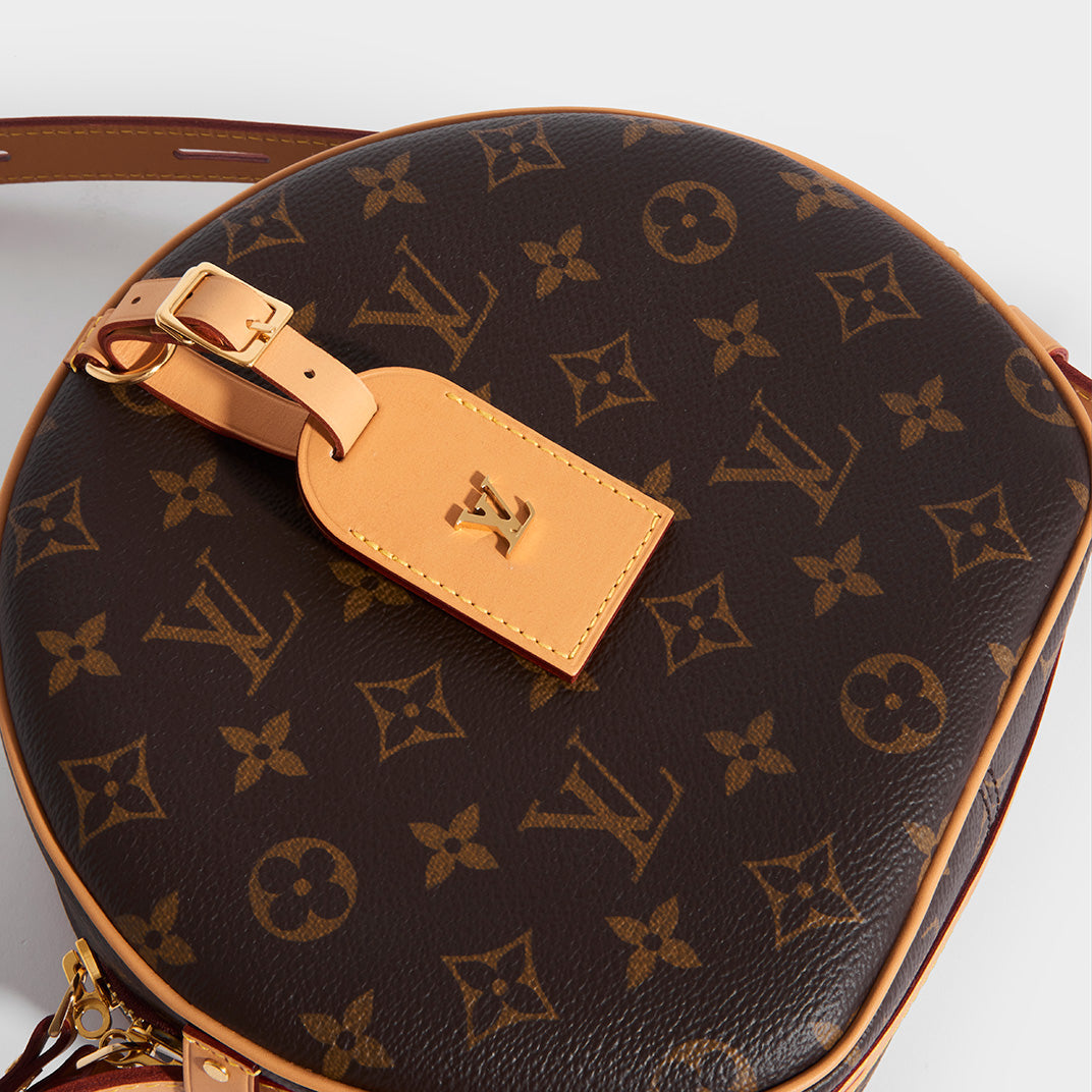 Louis Vuitton Boîte Chapeau Souple Leather Crossbody Bag MM – Luxbags