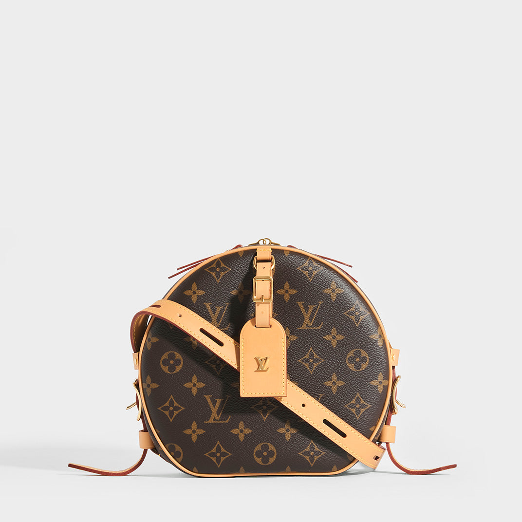 Louis Vuitton Monogram Canvas and Leather Boite Chapeau Souple Bag