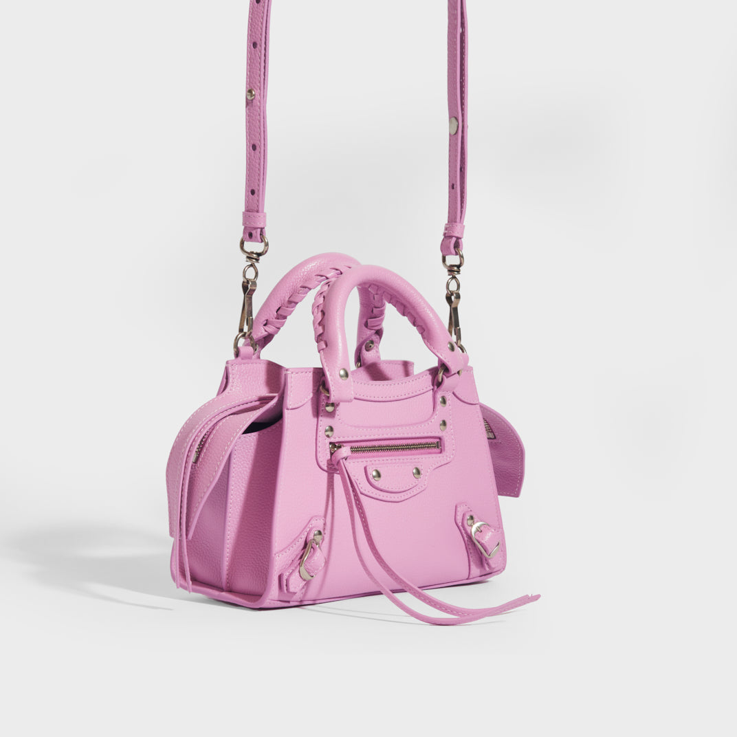 Mini Neo Classic City Leather Bag in Lilac