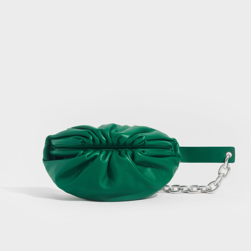 Bottega Veneta Green Belt Chain Pouch