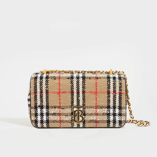 Vintage Check Bouclé Small Lola Bag