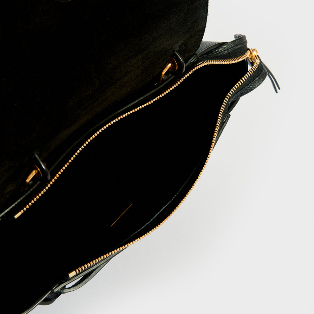 Belt leather handbag Celine Black in Leather - 34749122