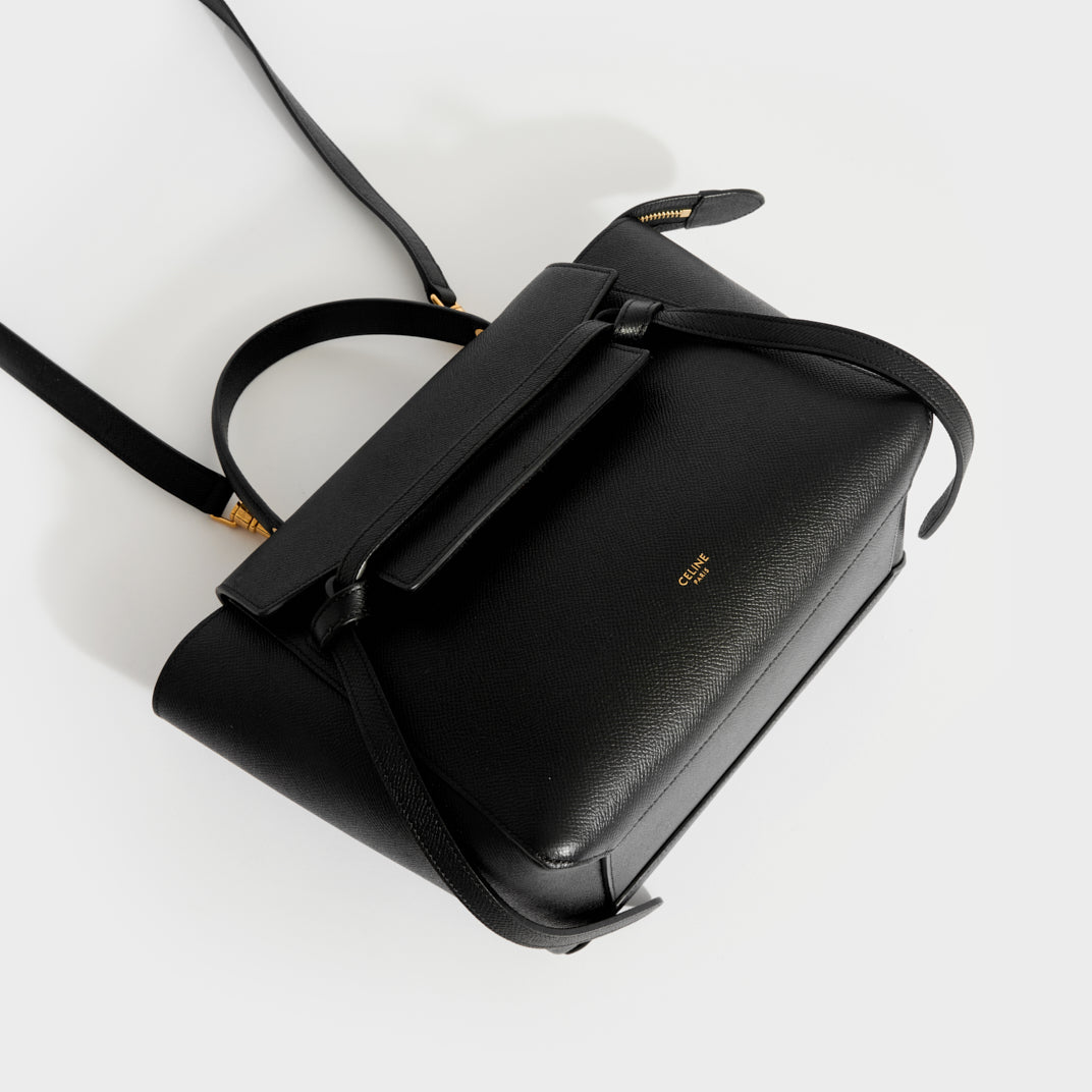 Belt leather handbag Celine Black in Leather - 34749122