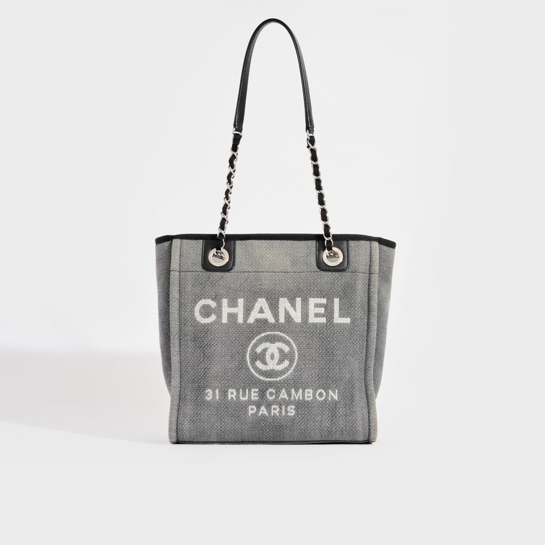 chanel-deauville-large-grey-tote • The Fashion Fuse