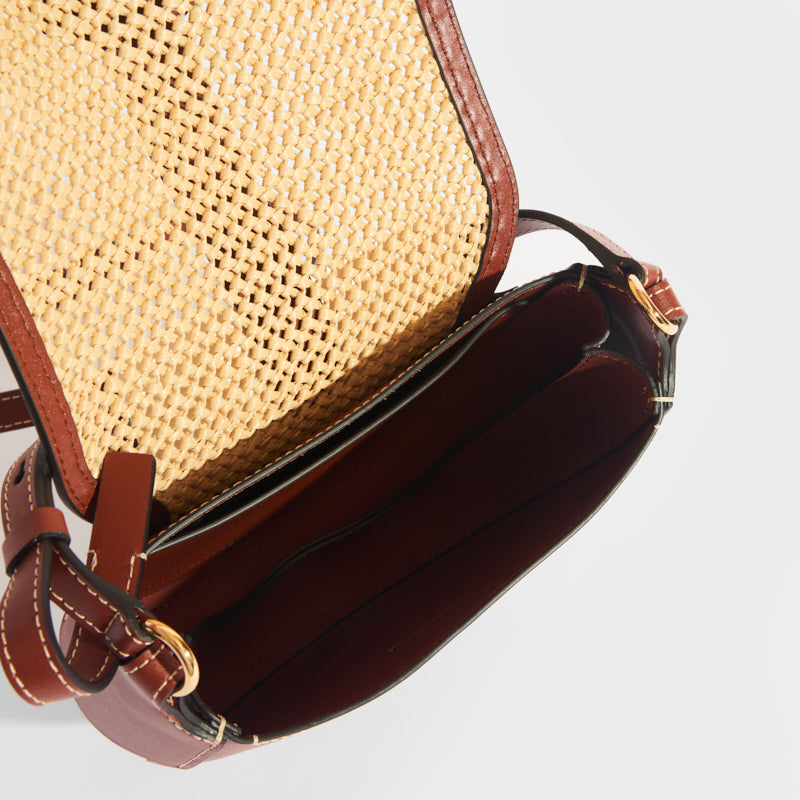 Darryl Small Raffia Shoulder Bag