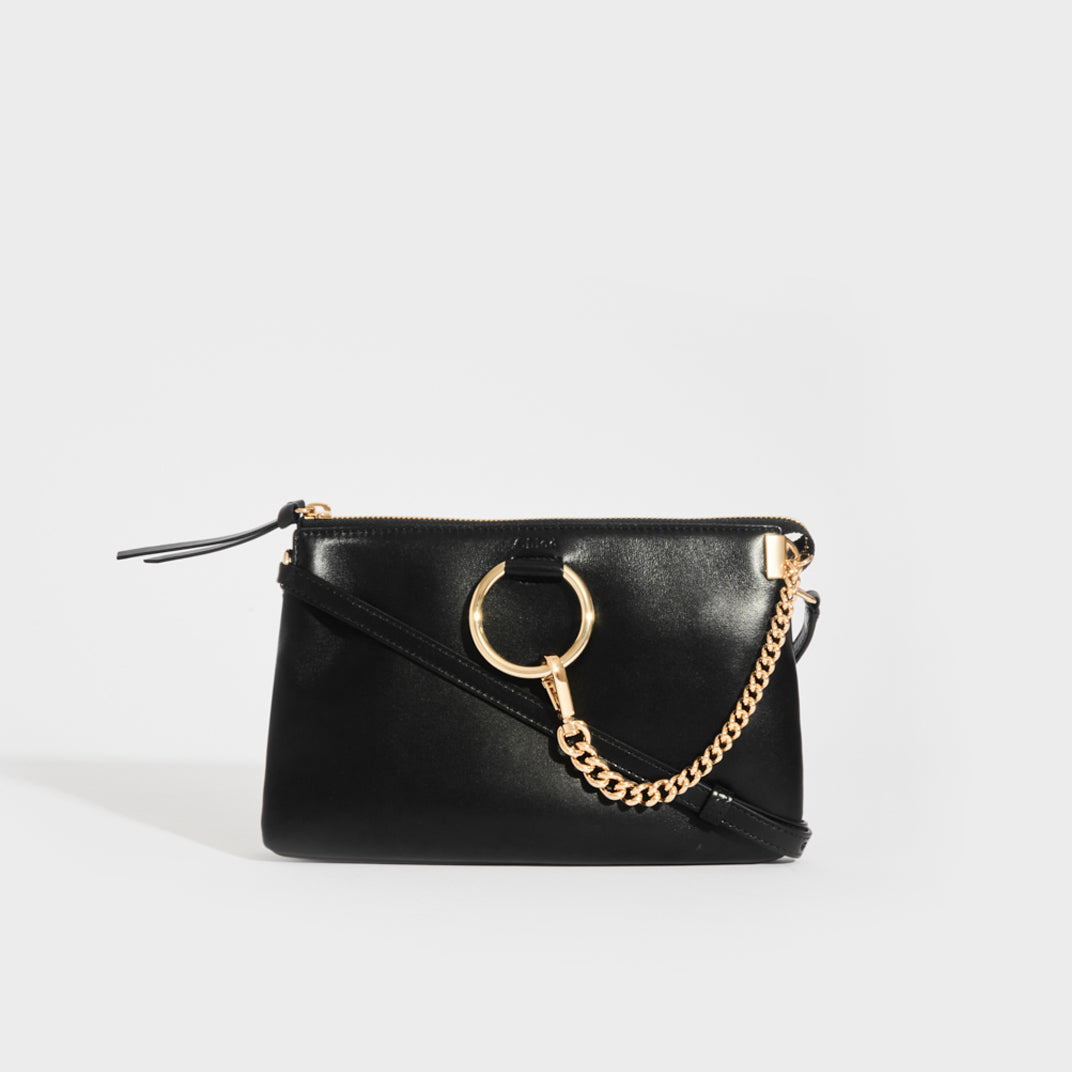 Chloe Faye mini black crossbody bag. Made in Italy. Made in Spain., Luxury,  Bags & Wallets on Carousell