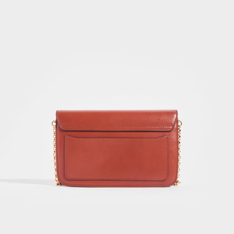 The C Cross-Body Bag in Tan Suede and Leather