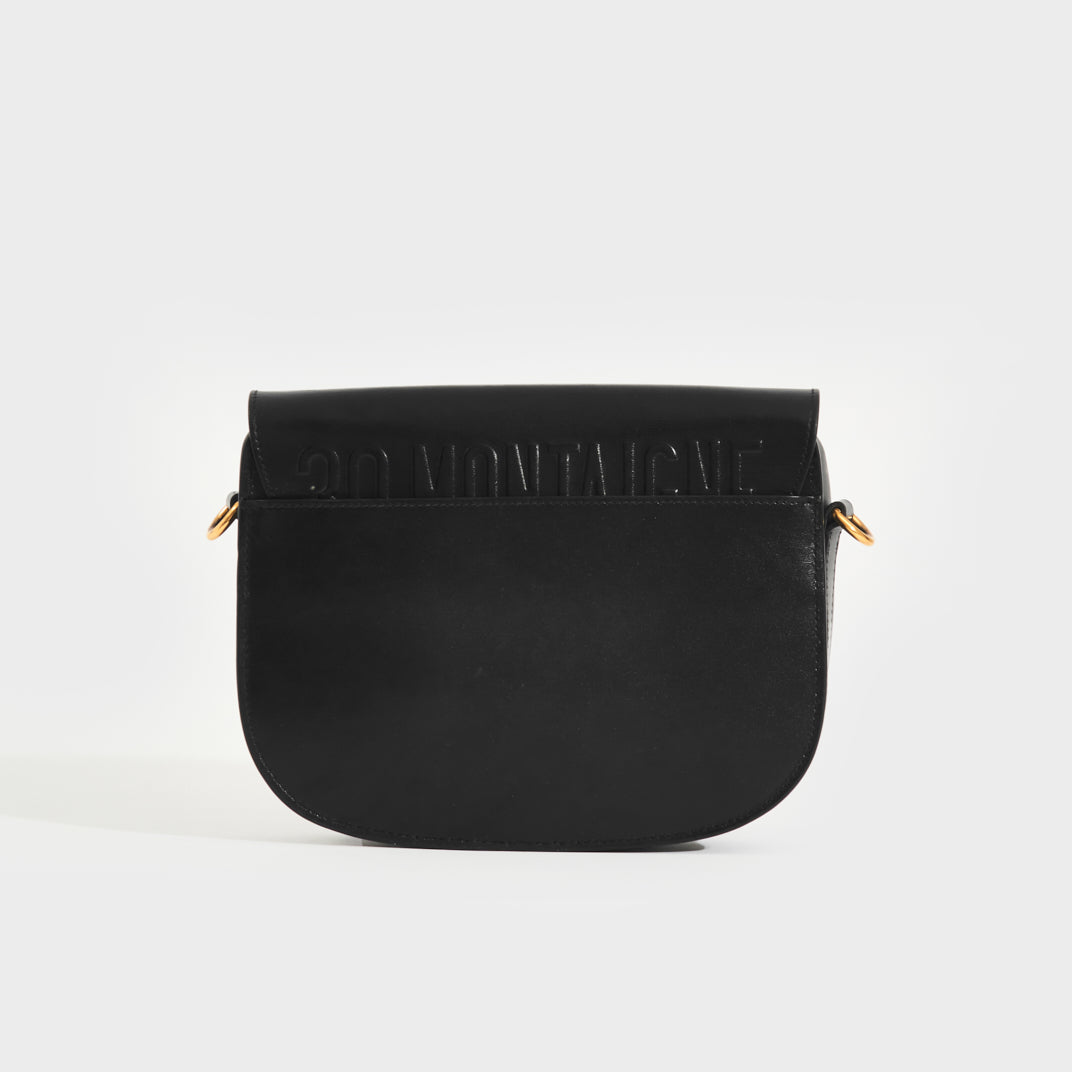 Medium Bobby Bag in Black Leather