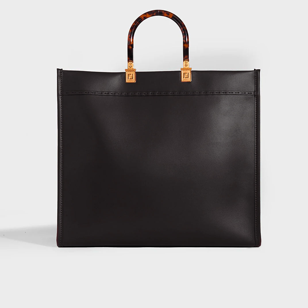 Fendi leather tote bag online