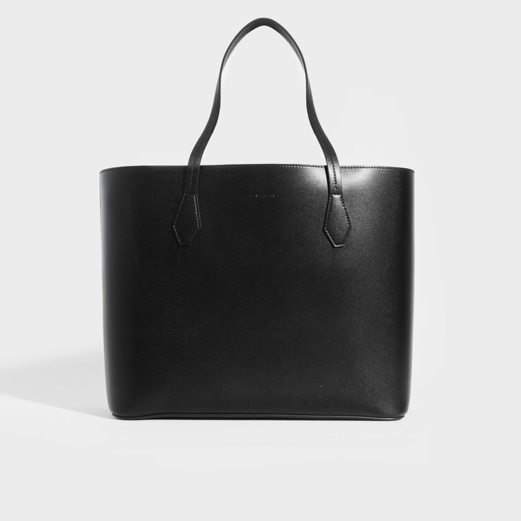 Givenchy black logo embossed small leather bag sale