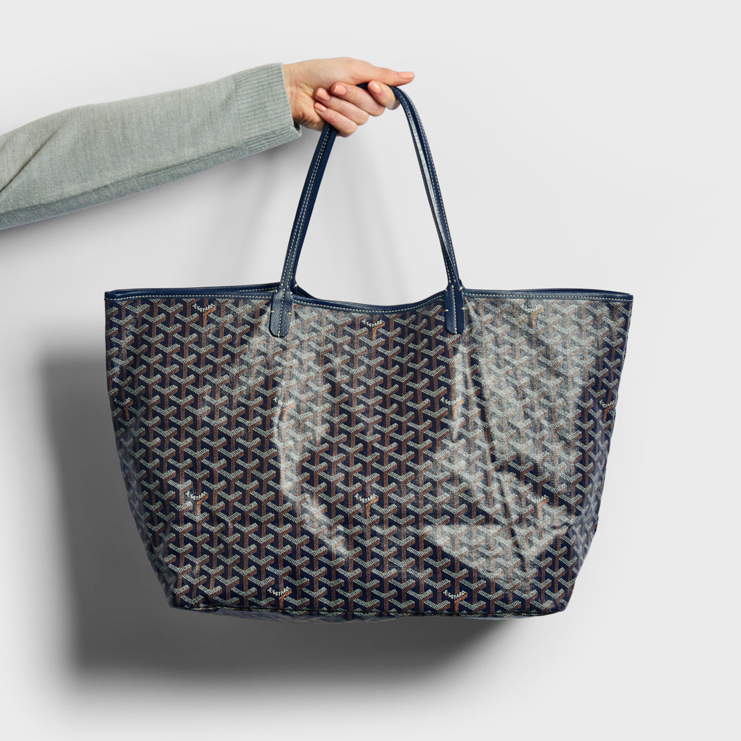 Dark blue goyard tote hotsell