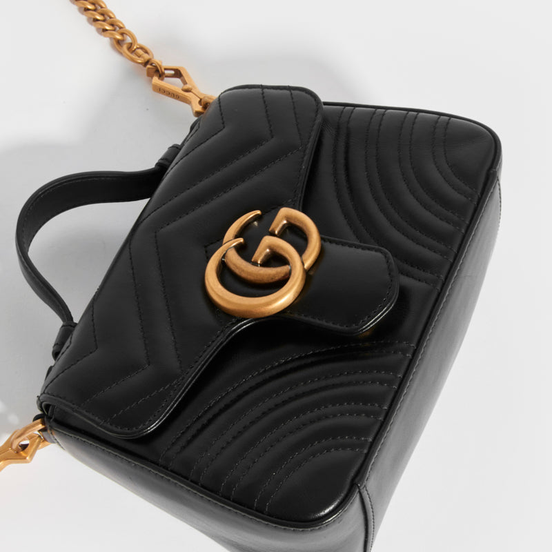 GUCCI GG Marmont Mini Top Handle Bag – COCOON