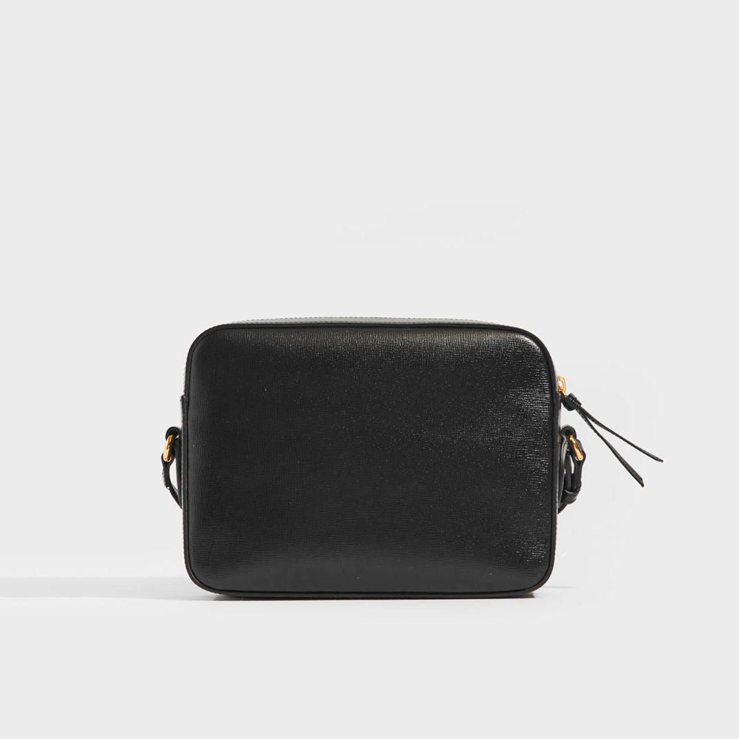 1955 Horsebit Small Shoulder Bag in Black Leather