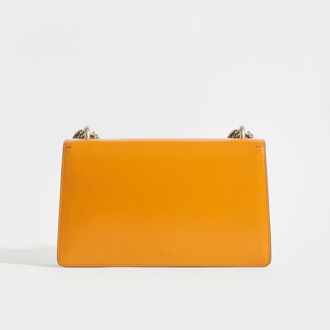 Dionysus Small Shoulder Bag in Orange and White