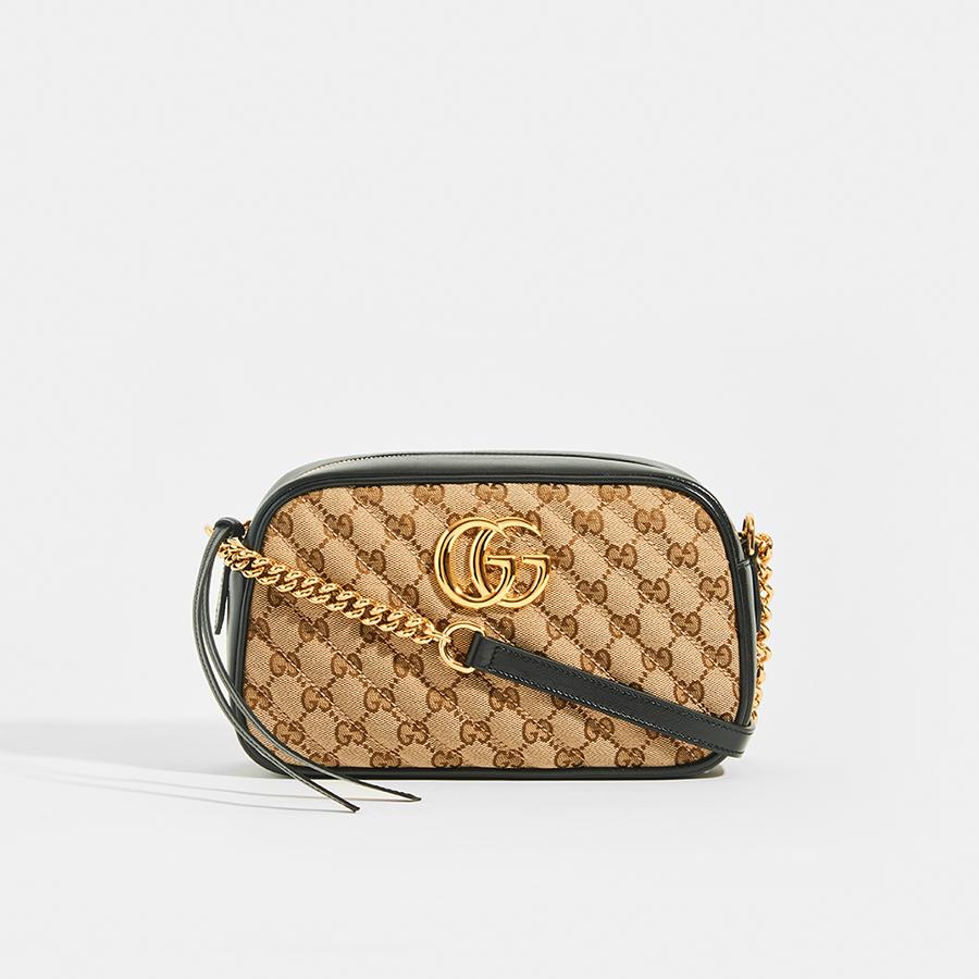 Gucci GG Canvas GG Marmont Small Shoulder Bag (SHF-divK5I) – LuxeDH