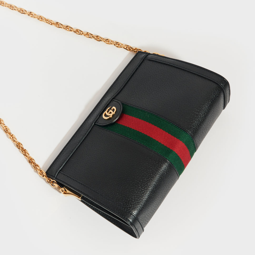 Gucci Leather Ophidia Pouch - Black Clutches, Handbags - GUC1317472