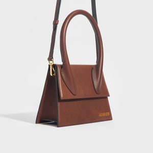 Le Grand Chiquito Suede Tote Bag in Brown - Jacquemus