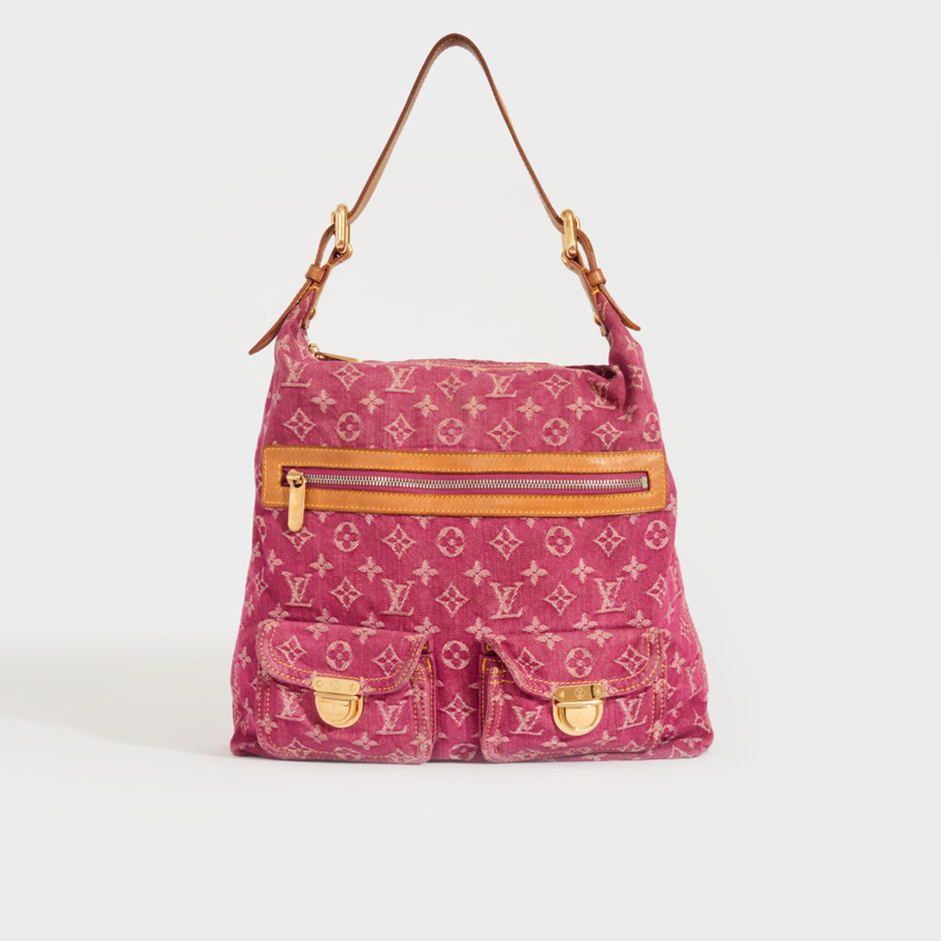 Louis Vuitton, Bags, Louis Vuitton Denim Baggy Gm Pink