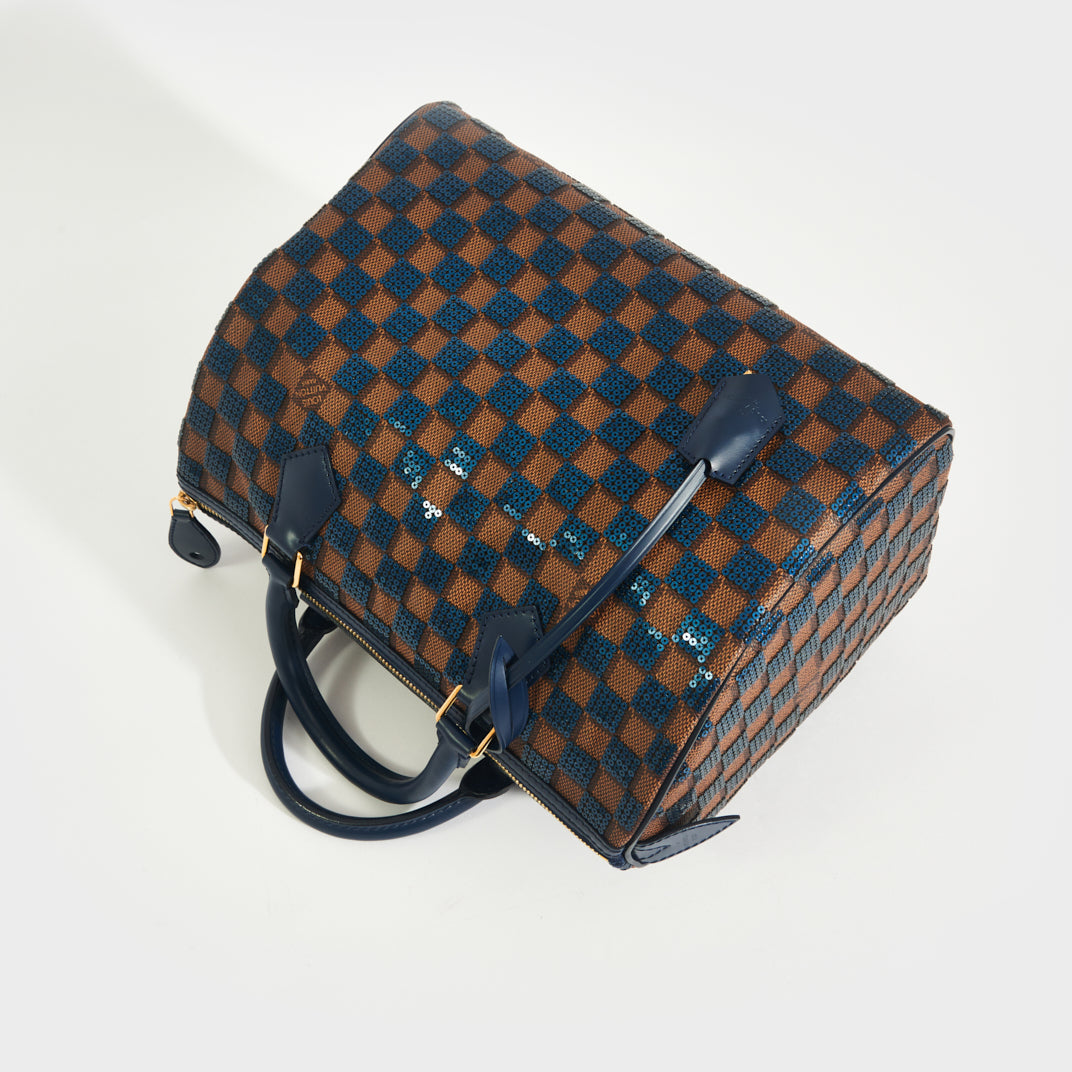 Louis Vuitton Damier Paillettes Speedy 30 - Brown Handle Bags