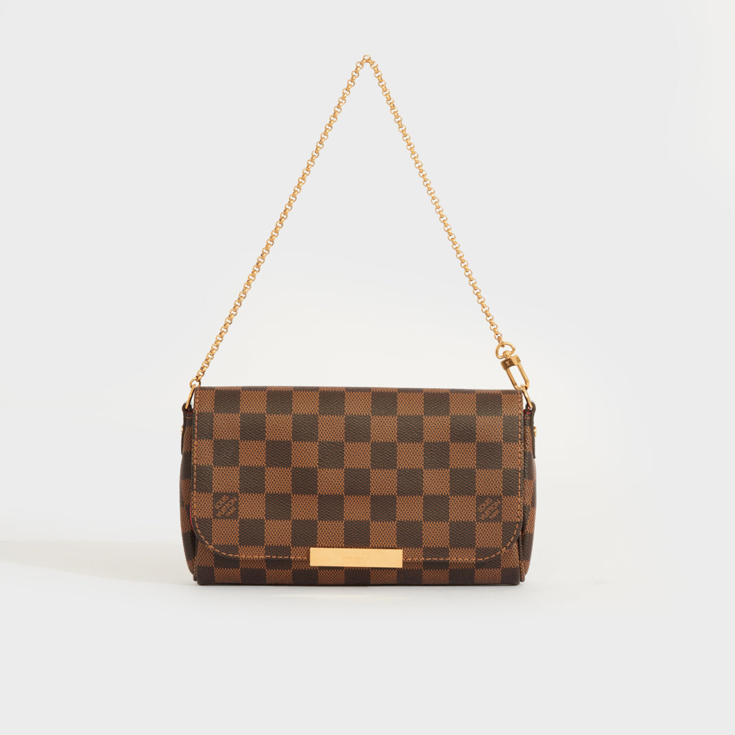 Favorite PM Bag in Damier Ebene Canvas