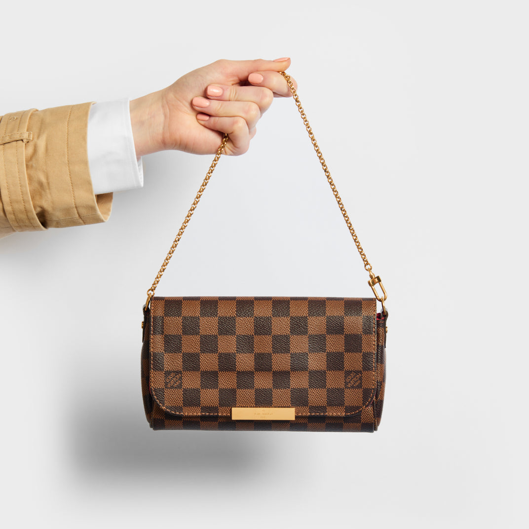 Favorite PM Bag in Damier Ebene Canvas