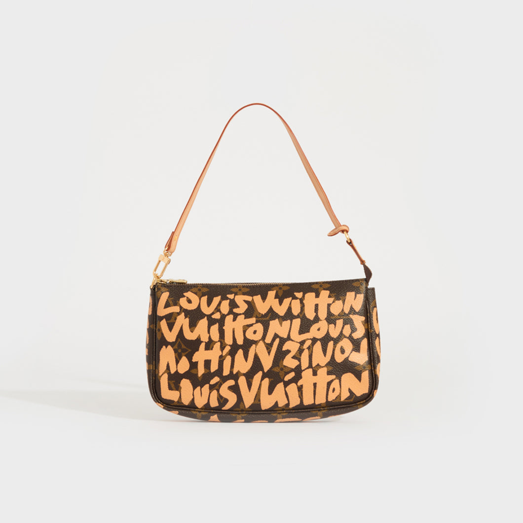 Louis Vuitton, Bags, Louis Vuitton Monogram Graffiti Pochette Accessories  With Strap
