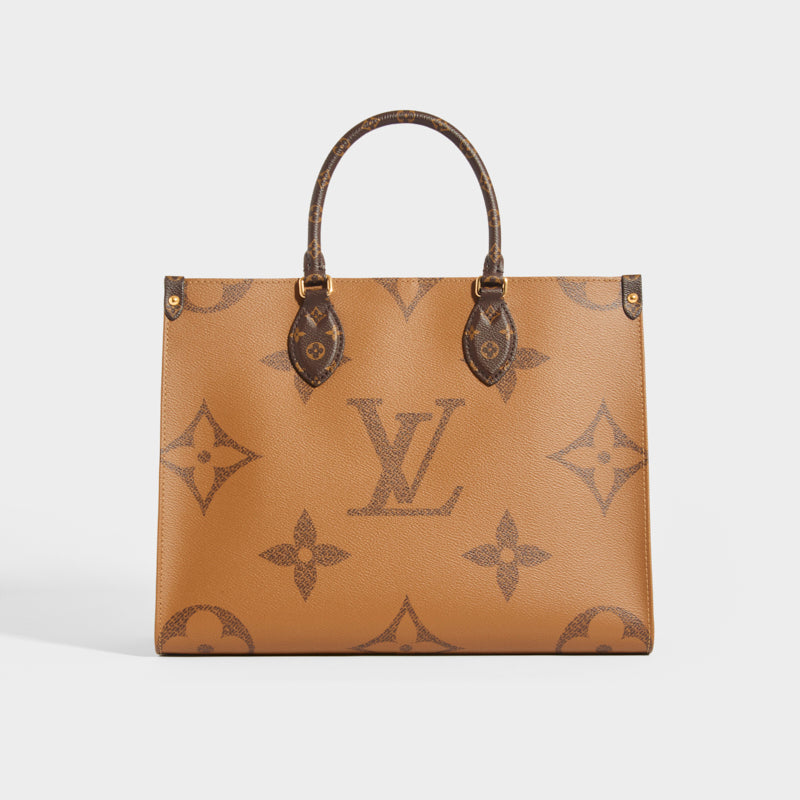 Onthego cloth tote Louis Vuitton Brown in Cloth - 25680835