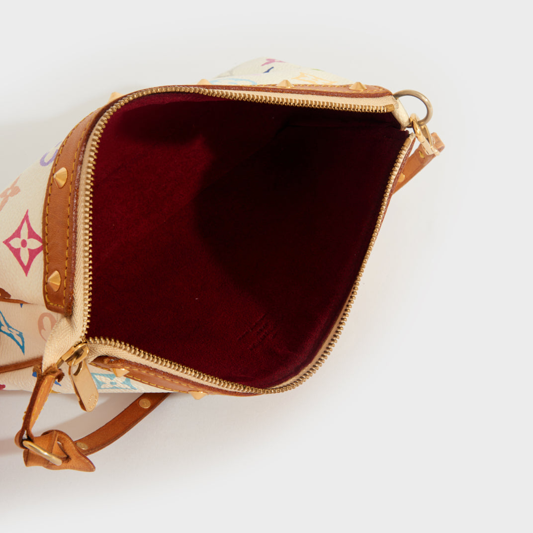 Pochette accessoire cloth handbag Louis Vuitton Multicolour in Cloth -  36648554